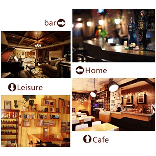 Ceiling Wine Rack Simple Style Multi-Function Display Household Inverted Goblet Wine Rack Restaurant Kitchen Bar Floating Wine Rack (Bronze 100 *