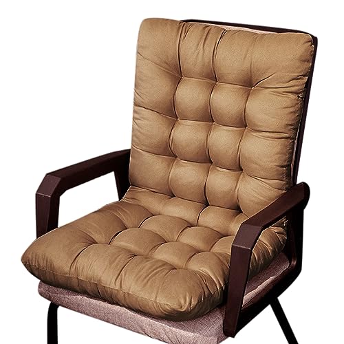 GZYZPDF Rocking Chair Cushion with Ties, Overstuffed Seat Back Cushion Pad Lounge Chair Cushions Patio Outdoor Chair Pad Bench Cushion Blue 45x10