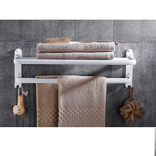 HIGOH Towel Racks,Bathroom Towel Rack Wall Mounted Towel Holder,Bathroom Accessories,Aluminum Folding Towel Rack,Towel Holder,Bath Hardware Bakin