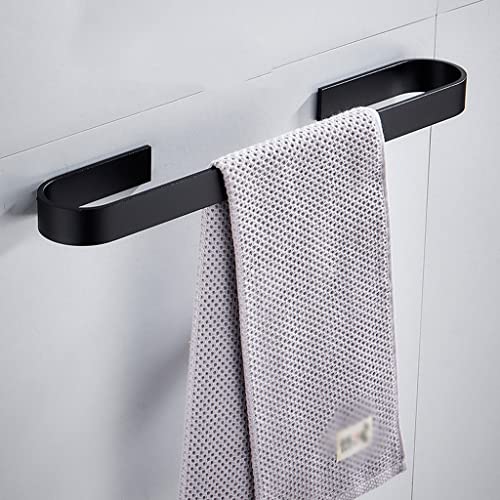 MIAOHY Towel Rail Rack Towel Holder Bathroom Towels Rack Hanger No drilling Towel Rack Bar Towel Rail (Color : Argento, Size : 25 * 7 * 3cm)