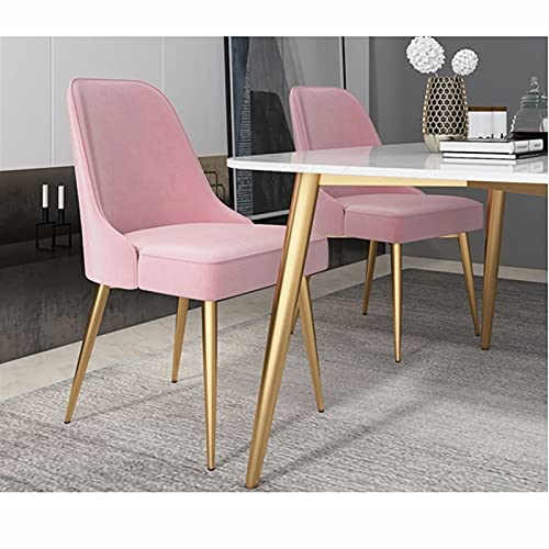 dining chair Kitchen Dining Room Furniture Chairs Kitchen Dining Chairs Set Of 2 Living Room Chairs with Metal Legs Velvet Seat and Backrests for