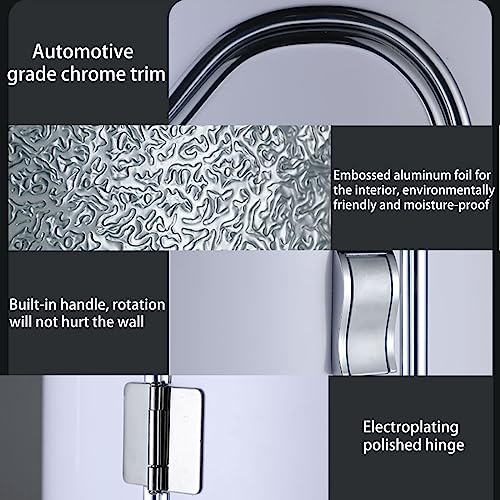 Rotating Shoe Rack Tower, Round 360° Rotating Shoe Rack Cabinet, Freestanding Closed Vertical Round Shoe Rack Storage for Home, Cabinet Shoe Clos