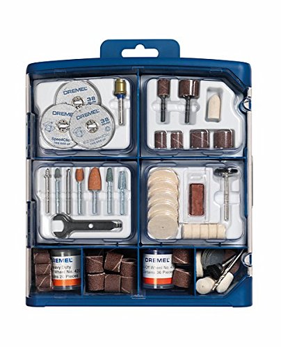 Dremel 724 EZ SpeedClic Accessory Set - 150 Rotary Tool Accessories for Cutting, Carving, Sanding, Cleaning, Grinding, Polishing, Sharpening
