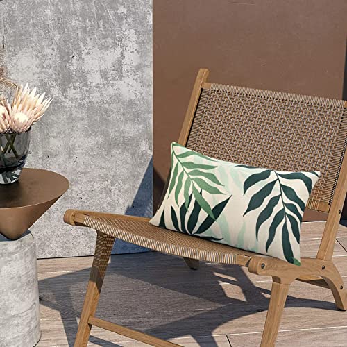 Garden Outdoor Waterproof Cushion Covers 30x50 cm Pack of 2 Decorative Cushion Covers Cushion Case for Sofa Couch Living Room Outdoor Patio Garde