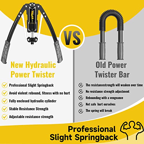 LEJIEYIN Twister Arm Exerciser - Adjustable 22-440lbs Hydraulic Power/Arm Exercise Equipment/Upper Body Exercise/Chest Workout/Shoulder Exercise