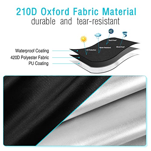 Kingling Garden Cushion Storage Bag, Waterproof Outdoor Cushion Storage Bags for Garden Furniture Cushion Storage Bag Christmas Tree Storage Bag