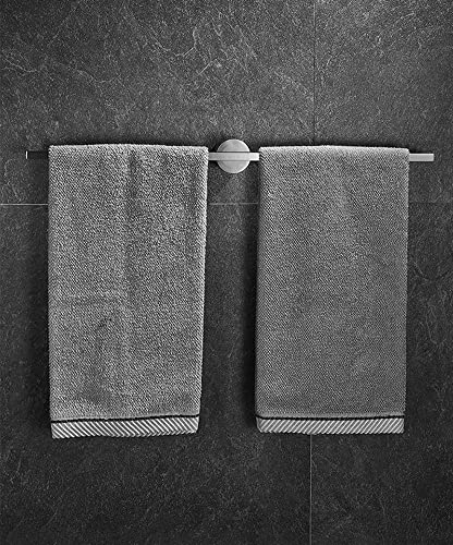 HIGOH Towel Racks,Towel Holder Towel Rail for Bathroom, Movable Hand Towel Holder, Towel Hanger, Bath Towel Holder, Wall Towel Bar, Space Aluminu