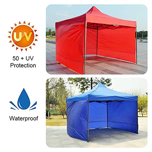 Gazebo Sides Panels,maxant Tent Side Panels Canopy Sidewall Panels 2m*3m Gazebo Replaceable Side Panels Waterproof,for Outdoor Gazebo (Red)