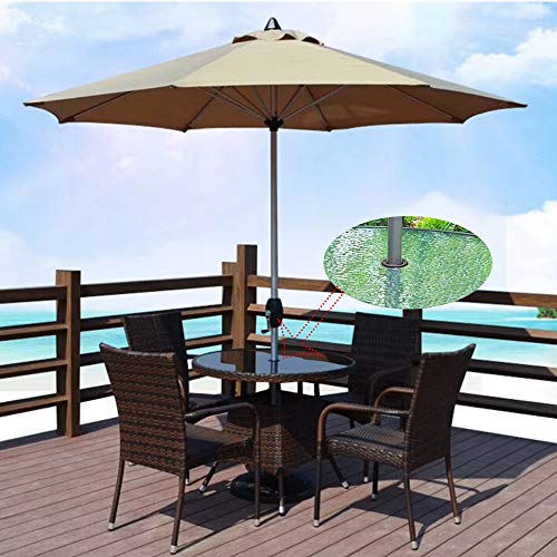 Patio Umbrella Hole PlugTable Umbrella Hole Ring Set, Plastic Parasol Hole Rings Table Insert Standard Size Umbrella Hole Plug for Patio Umbrella