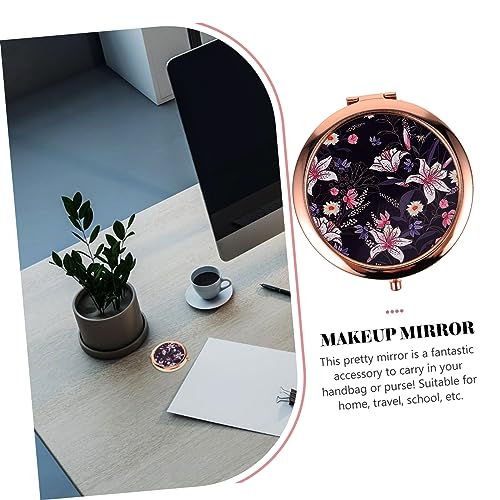 FOMIYES mirrors wallets purse little mirror makeup compact mirror compact small compact mirror round mirror vanity mirror folding mirror small mi