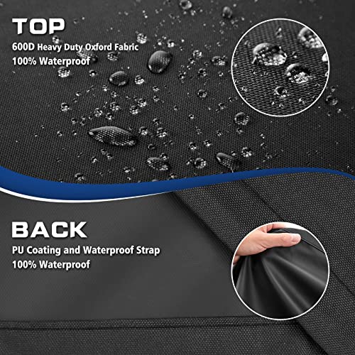Garden Furniture Cover, 600D Heavy Duty Oxford Fabric Patio Furniture Covers Waterproof, Windproof, Tear Resistant, Anti-UV Outdoor Garden Table