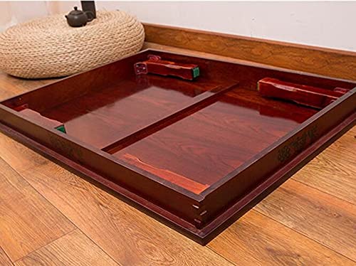 JYDQM Rectangle Table Legs Foldable Living Room Retro Table for Dining Traditional Folding Table