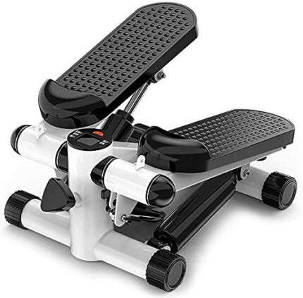 EVOLVE - Mini Stepper Home Cardio Exercise Fitness Machine with LCD Display Monitor, Anti-skid Foot Pedals, Compact Design