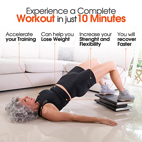 Powerfit Elite Vibration Platform - Vibration Plate Exercise Machine, Power Plate Vibration Platform Machines, Vibration Plate for Lymphatic Drai