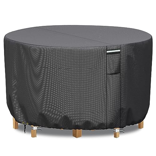 RICHIE Garden Furniture Covers Waterproof Garden Outdoor Table Cover 250x90cm, Heavy Duty 600D Oxford PVC Breathable Coating for Furniture Sets P