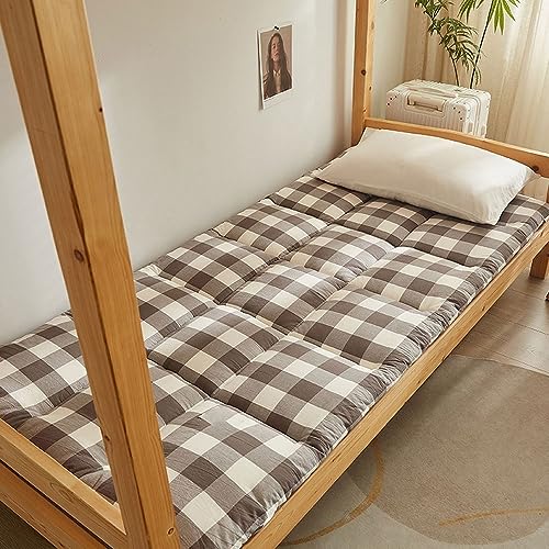 Mattress topper Folding Soft Mattress Bedding Single Double Foldable Mattress Student Mattress Cool Breathable Fluffy Soft Mattress (Color : A, S