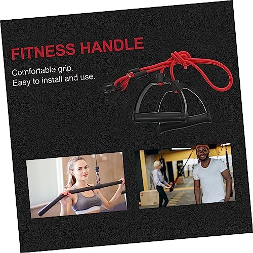 Garneck 1 Pair Stepper Rope Pulling Household Exercise Supplies Equipment Resistance Ropes Tension Latex for Treadmills of Accessories Elastic Be