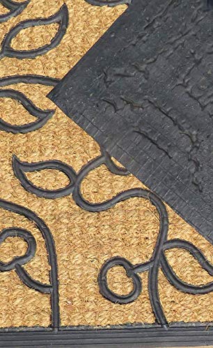 oKu-Tex Doormat, Coconut fibre, Natural, 45 x 75 x 0,8 cm