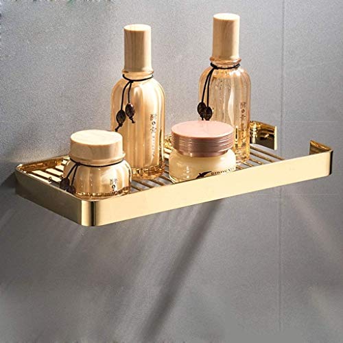 N/A Bath Towel Bar Stainless Steel Towel Rack Bathroom Towel Hanger Wall Mount Brushed Gold