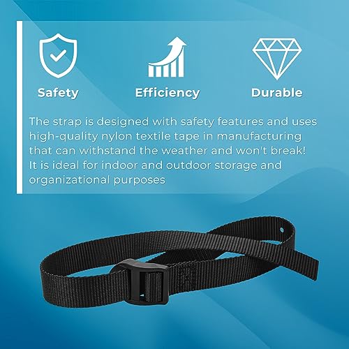 ArrogantF Nylon Fixing Straps with Plastic Buckles Compatible with Concept 2 Rowers Machine Foot Fitness Straps for Multipurpose Fixing Straps fo