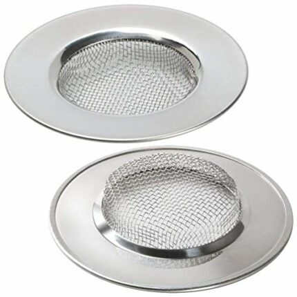 2 PCs 7.5 X 1.8 CM Bathroom Shower Hair Sewer Plug Cleaner Wash basin Metal Hairs Trap Catch Hole Bathtub Drain Catcher Bath Strainer Mesh Long H
