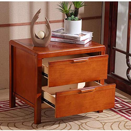 JYDQM Floor Cabinet, 2 Drawers Wooden Storage Cabinet for Home Office Living Room Bathroom Side Table Sturdy Bedroom Night Stand