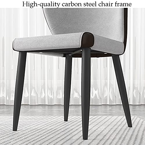 dining chair Kitchen Dining Room Furniture Chairs Dining Chairs Set Of 2 Modern Kitchen Chair Upholstered Leisure Chairs with Carbon Steel Legs S