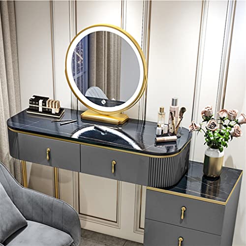 JJZXD Small Dresser Bedroom Small Apartment Storage Cabinet Scandinavian Dresser (Color : D, Size : Light Grey)