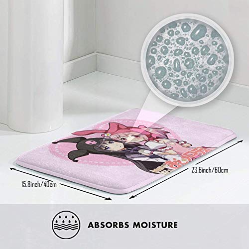 Lovely Floor Mats,Rubber-Lined Non-Slip Doormat, Entrance Carpet Rug.Not Easy to Damage.40x60(Cm).