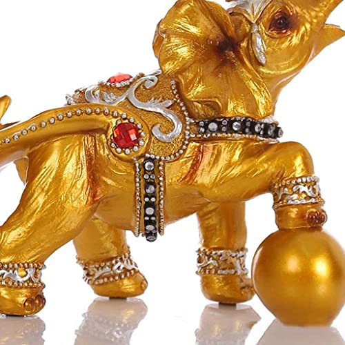 EYLINK Wine Racks, Elegant Magic Metal Wire Wine Single Bottle Holder,Golden Resin Crafts Gift European Horse