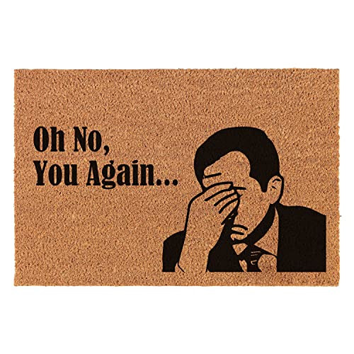 Funny Coir Doormat Hope You Like Ms Rachel Welcome Front Porch Decor Doormat For The Entrance Way Patio Rugs with Heavy-Duty Back Outdoor Coir Do