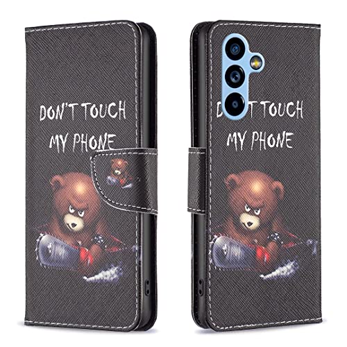 Thoankj Samsung Galaxy A54 5G Case Shockproof Slim PU Leather Flip Pouch Wallet Phone Silicone Cover with Magnetic Stand Card Holder Slot Protect