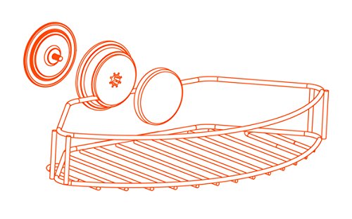 Croydex QM281141 Rust Free Stick 'N' Lock Plus Toilet Roll Holder, Stainless_Steel, Silver