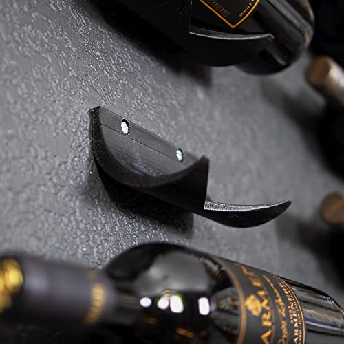 Floating Wine Bottle Rack- Wall Mounted Designer Display Wine Rack Bottle Holder