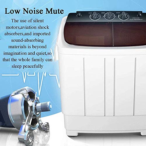 XIAOJUN Washing Out One-piece Double-barrel Double-cylinder Small Household Semi-automatic Mini Washing Machine