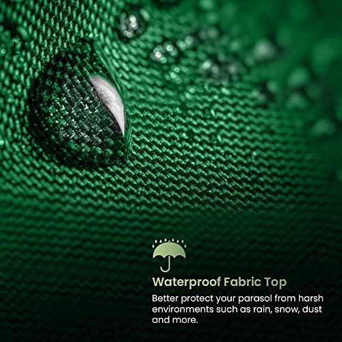 Flatro Parasol Cover - Heavy Duty Parasol Covers Waterproof Cantilever with Bag - UV Protection, Weather and Rip Proof 420D Oxford Parasol Cover