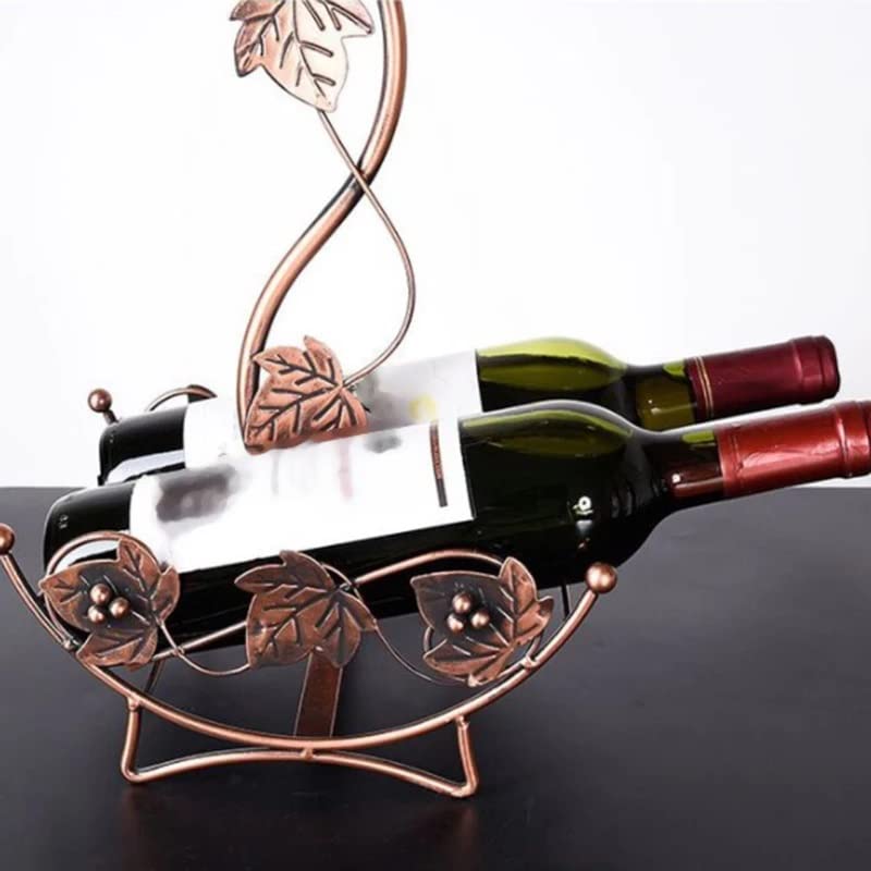 Maple Leaf Wine Rack Wine Holder Stand Hanging Drinking Stemware Rack Shelf Wine BottleCup Display Holder Home
