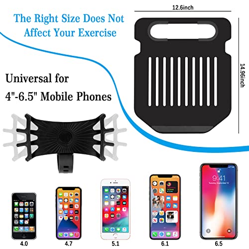 Whiidoom Desk Tray for Peloton Bike Laptop Tray with Phone Holder Compatible with Peloton Bikes Peloton Accessories for Laptop, Tablet, Phone, Bo