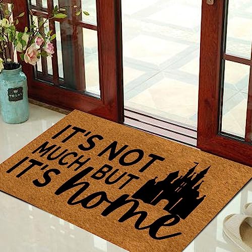 Msimplism.D Doormat Home Decor Funny Doormat It's Not Much But It's Home Doormat Funny Mats Monogram Doormat Indoor Outdoor Rubber Welcome Mat No