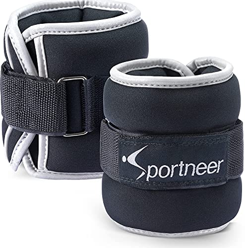 Sportneer Ankle Weights Wrist Arm Leg Weights for Women, Kids and Men, Strength Training Wrist and Ankle Weights Set, Perfect for Dancing, Runnin