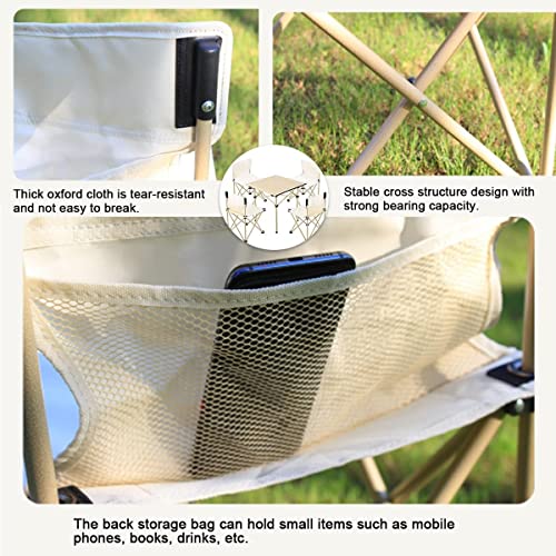 FMXQYH Camping Chair Folding Outdoor Patio Furniture Sets, 5 Piece Foldable Patio Table and Chairs, Portable Backpacking Chairs for Lawn Concert