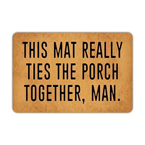 Funny Doormat Hope You Like Ms Rachel Non-Slip Outdoor/Indoor Rubber Door Mats for Front Door/Garden/Kitchen/Bedroom 23.6" x 15.7"