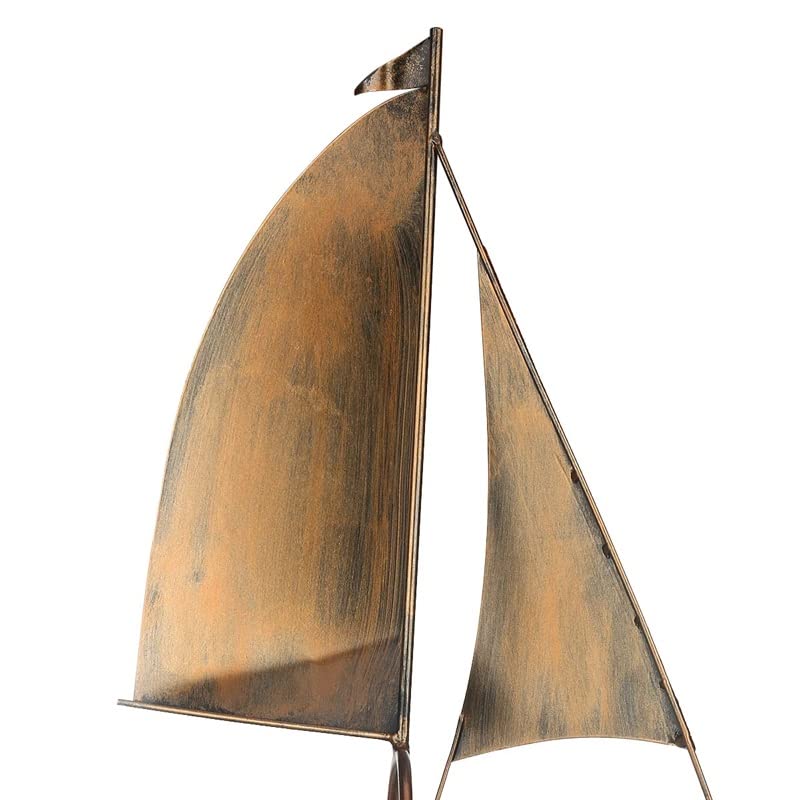 N/A Sailing Wine Bottle Holder Iron Art European Creative Wine Rack Bottle Storage Holder Home Decoration