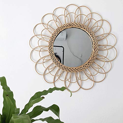 QUANJJ Hand-woven Wall ,Weave Flowers Decorative Balcony Bathroom Makeup Makeup and