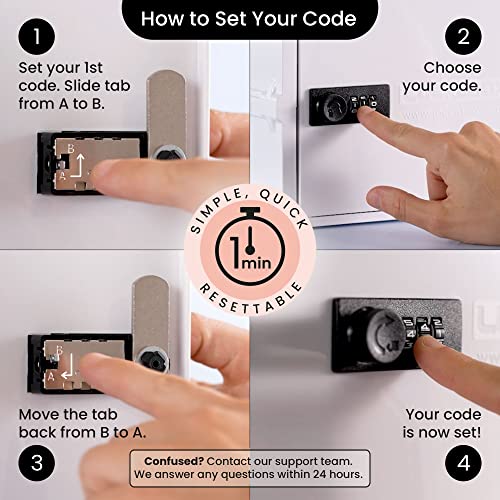 Lockabox One™ | Premium Lockable Medicine Storage Box | BPA Safe & Medical Grade | Made in Britain (Light Medi Blue)