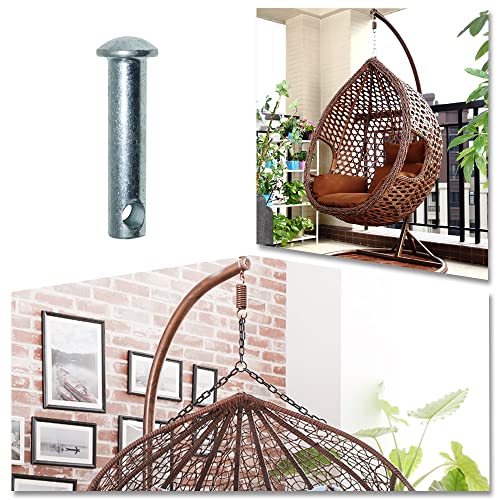 Silver Hammock Pin Plugs Heavy Duty Hammock Chair Hanging Kits Hanging Chair Accessories for Hanging Basket Chairs and Porch Swings