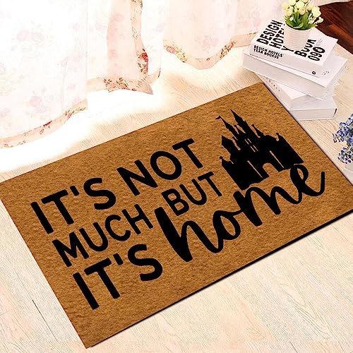 Msimplism.D Doormat Home Decor Funny Doormat It's Not Much But It's Home Doormat Funny Mats Monogram Doormat Indoor Outdoor Rubber Welcome Mat No
