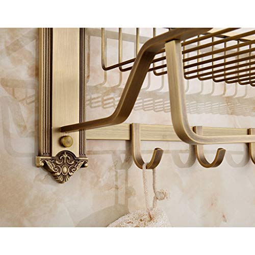 RSOCHS Towel Rack - Bathroom Shelf Bathroom Hardware Pendant Towel Rack (59 Cm)