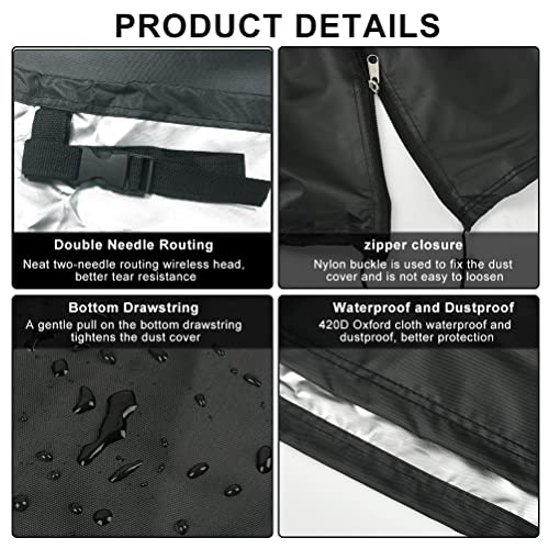 Egg Chair Covers Waterproof Heavy Duty ,420D Oxford Fabric Outdoor Hanging Egg Chair Covers Waterproof Anti-dust,Garden Wicker Swing Chair Cover