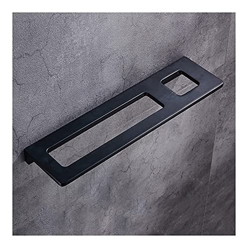 HIGOH Towel Racks,Towel Holder Towel Rail for Bathroom, Hand Towel Holder Towel Bar and Toothbrush Cup, Space Aluminum in the Bathroom Wall Mount